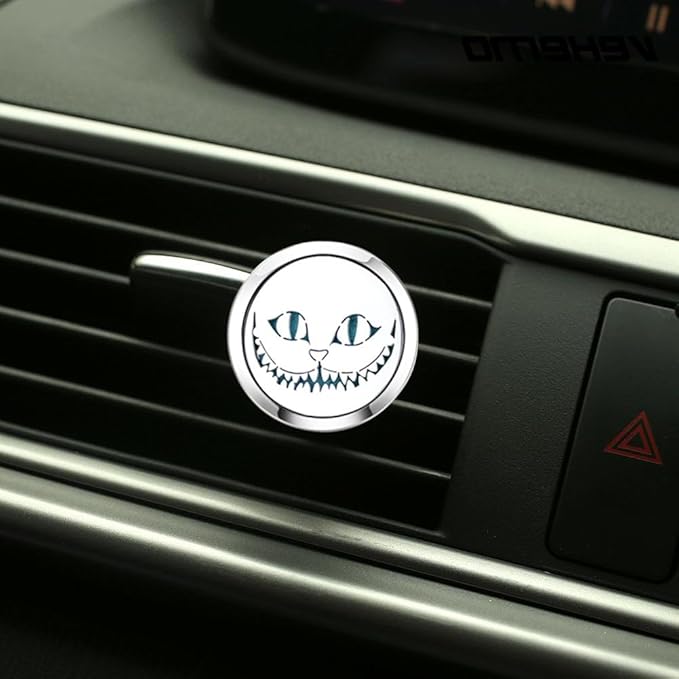 Essential Oil Car Diffuser Vent Clip Diffuser Christmas Car Accessories for Women Air Freshener(Cat Blue)
