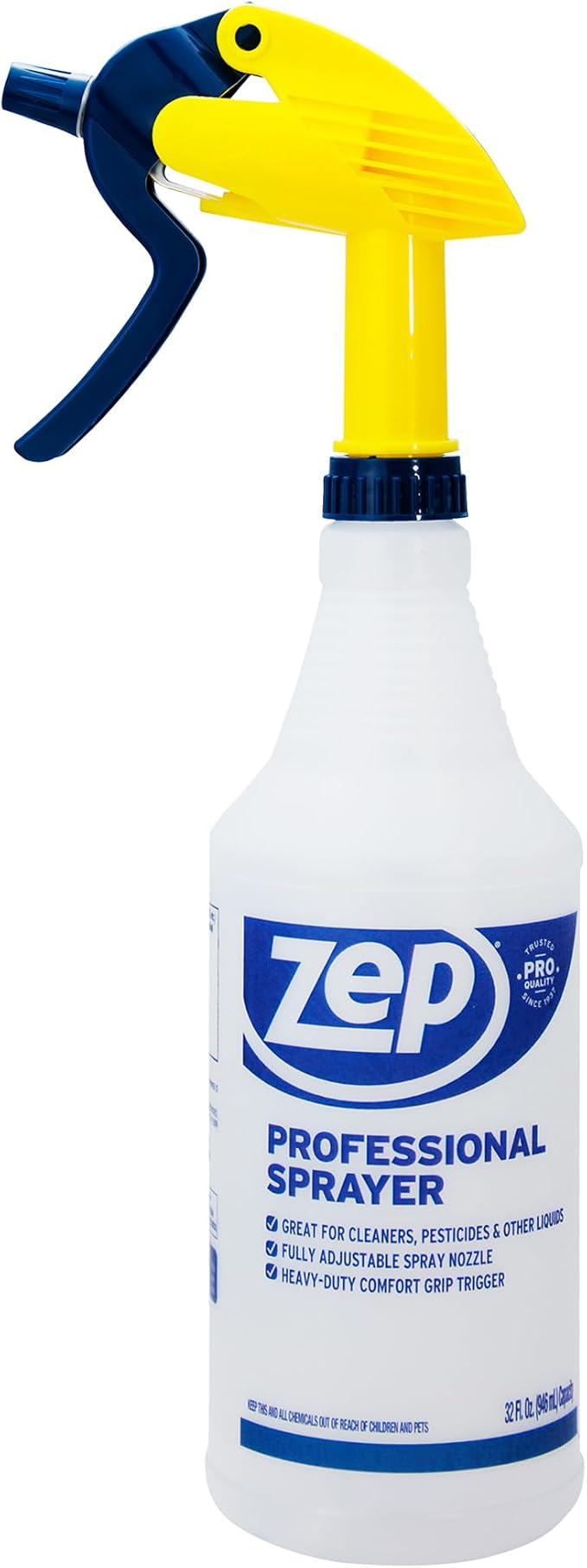 Zep Professional Sprayer Bottle - 32 oz - HDPRO1 - Versatile Adjustable Nozzle - Image 2