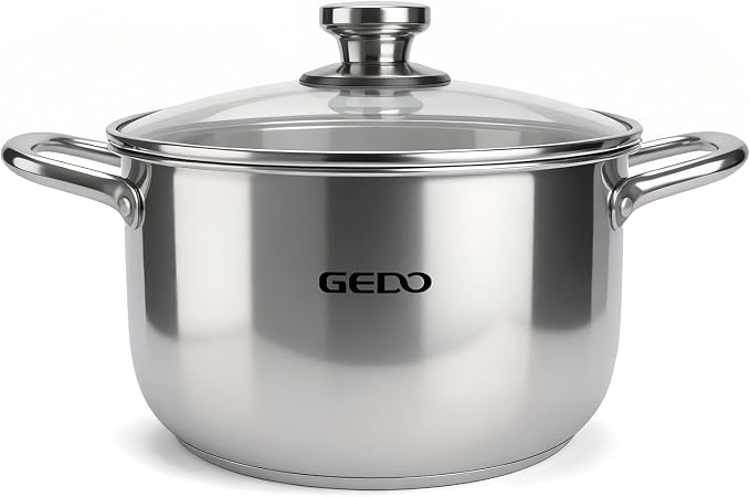 GEDO Stainless Steel Stock Pot by GEDOGuardianofFamilyHealth