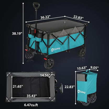 Sekey 220L Collapsible Foldable Wagon - Image 7