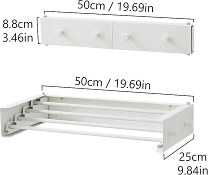 Clothes Drying Rack, Laundry Hanger Dryer Rack, Wall Mounted Drying Rack - Image 3