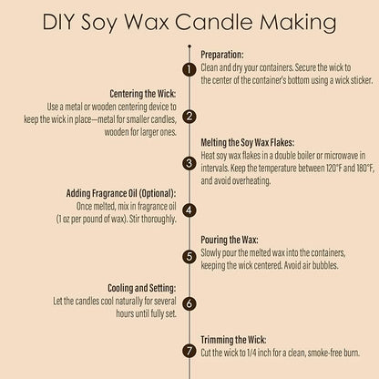 CHILLFLAME Soy Wax Flakes, Natural Candle Wax, Organic Soy Wax - Image 6