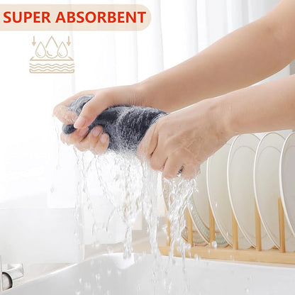 Homaxy 100% Cotton Waffle Weave Kitchen Dish Cloths, Ultra Soft Absorbent Quick - Image 3