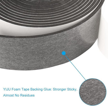 High Density Foam Tape, 2 Inch Wide x 1/8 Inch Thick Door Insulation Tape - Image 3