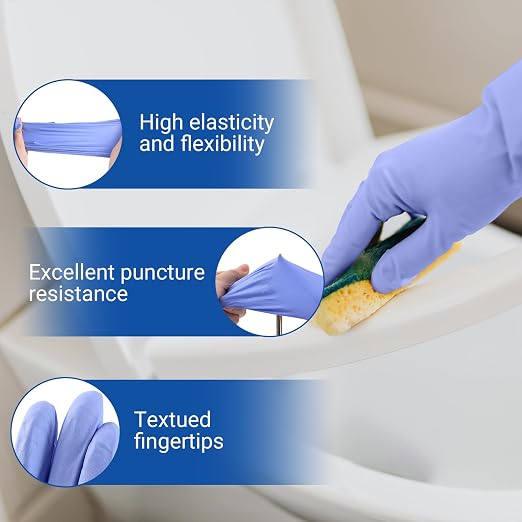 JMU Nitrile Gloves Small Bulk 2000 Count, 3.5 Mil Disposable Gloves Latex-Free - Image 4
