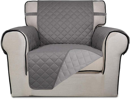PureFit Reversible Quilted Sofa Cover, Water Resistant Slipcover Furniture by PureFit