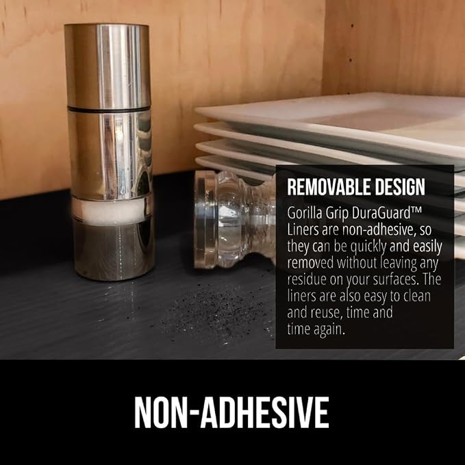 GORILLA GRIP DuraGuard Shelf Liner, Non-Adhesive Cabinet Liners - Image 5