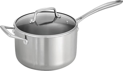 Tramontina Tri-Ply Clad Stainless Steel 4-Quart Sauce Pan by Tramontina
