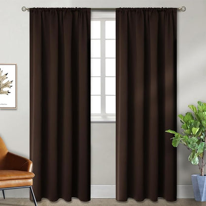 BGment Brown Blackout Curtains for Living Room by BGment