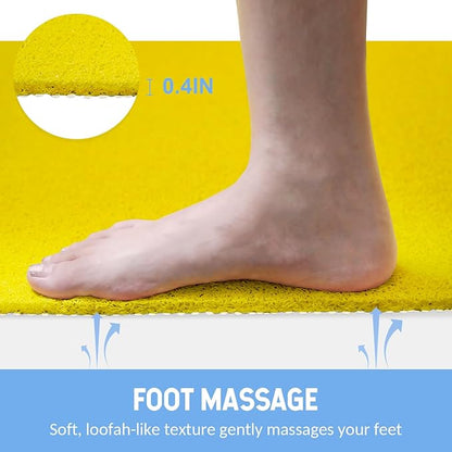 Non-Slip Bathtub Mat, Anti Slip Shower Mat, Fast Drying Bathtub Mats, Foot - Image 5