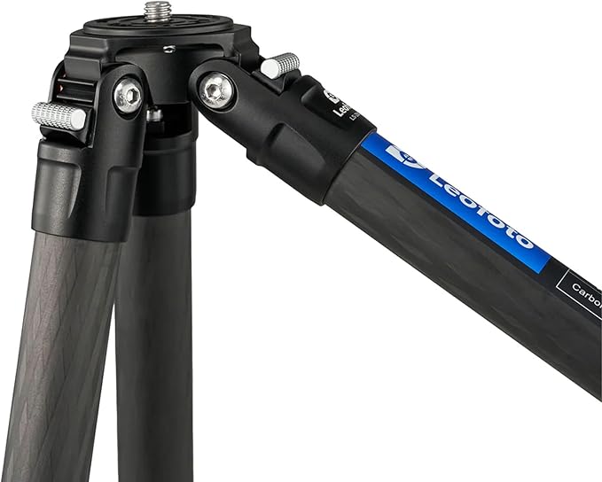 Leofoto Professional Camera Tripod, 63.7" Compact Carbon Fiber Tripod for DSLR Video Camcorder, 5 Leg Sections, 360° Ball Head, Max Load 20KG/44Lb (LS-365CX+LH-40LR)