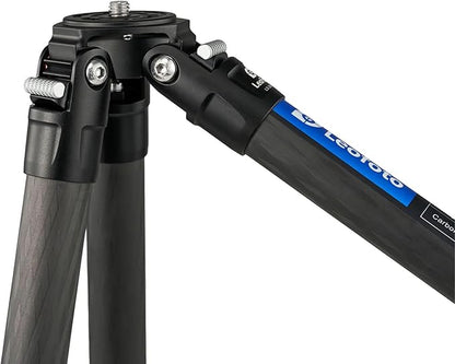 Leofoto Professional Camera Tripod, 63.9" Compact Carbon Fiber Tripod for DSLR Video Camcorder, 5 Leg Sections, 360° Ball Head, Max Load 20KG/44Lb (LS-365CX+LH-47)