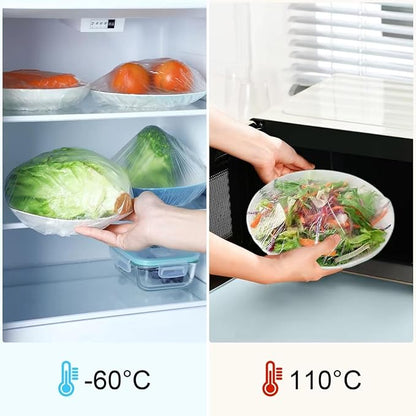 100 Boxed Bowl Covers Bread Proofing Large Thick Clear Plastic Wrap - Image 7