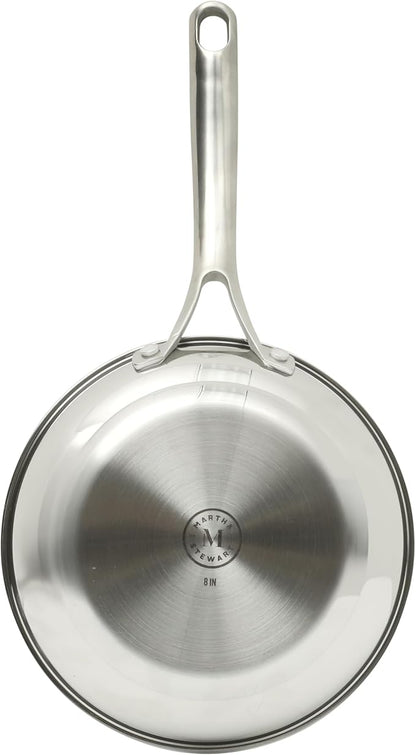 Martha Stewart Castelle 8" Stainless Steel Frying Pan Non Toxic Fry Pan Skillet - Image 6