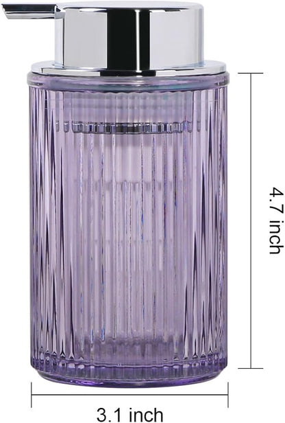 Foaming Soap Dispenser, 11 Oz Thick Glass Foam Hand Soap Dispenser, Refillable - Image 6