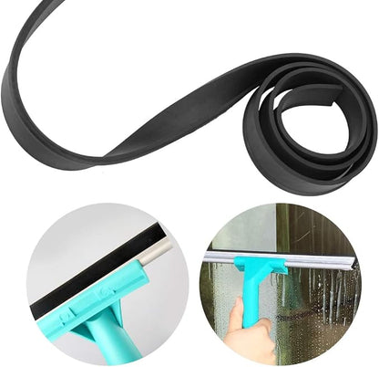 Universal Squeegee Replacement Blade, Wide Flexible Rubber Blade - Image 4