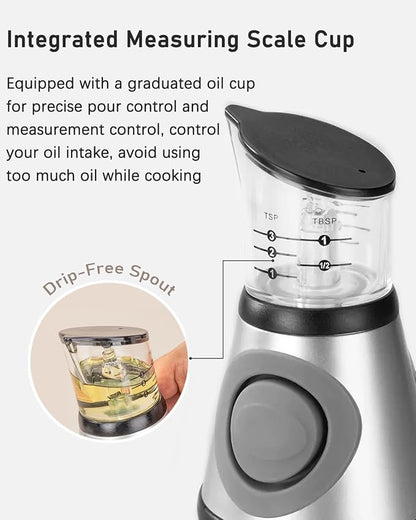 Oil Dispenser Bottle, 17oz Olive Oil Dispenser Oil Sprayer, Baking Frying - Image 4