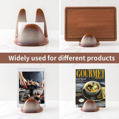 Nihow Pot Lid Holder: Stable Ceramic Pan Lid Holder - Image 6