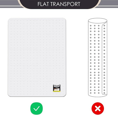 Kuyal Office Chair Mat for Carpet, 40x48 Clear Heavy Duty Computer Chair Mat - Image 7