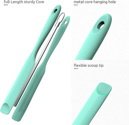 U-Taste Silicone Jar Spatula for Sourdough Starter: Long Skinny Food-Grade Jam - Image 5