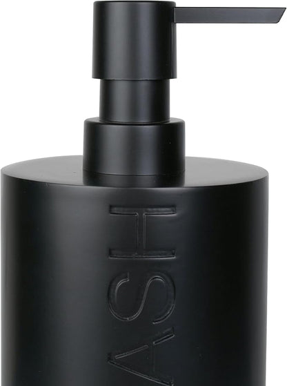 Matte Black Body Wash Dispenser Luxurious Refillable Pump Bottle - Image 7