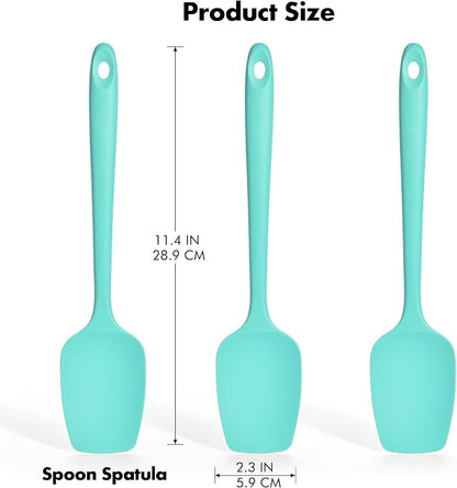 Silicone Spoon Spatula Set: 600ºF Heat Proof Food Grade Baking Essentials - Image 2