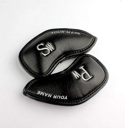 CRAFTSMAN GOLF 12pcs or 1pc Thick Synthetic Leather Golf Iron Head Covers Set - Image 4