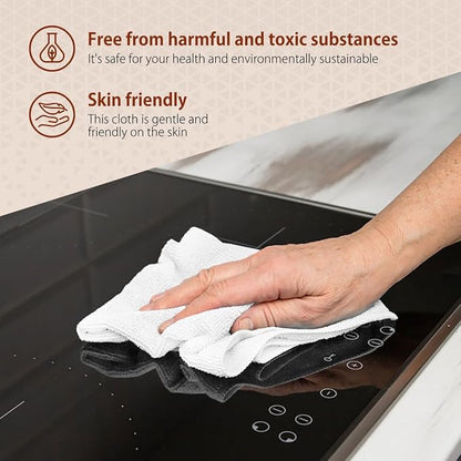 H4N Microfiber Cleaning Cloth Roll, 85 Pack Micro Fiber Wash Cloths - Image 5