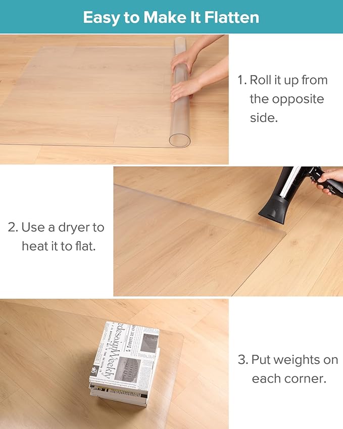 Refrigerator Mat, 2mm Thickness Scratch-Resistant Floor Mat - Image 7