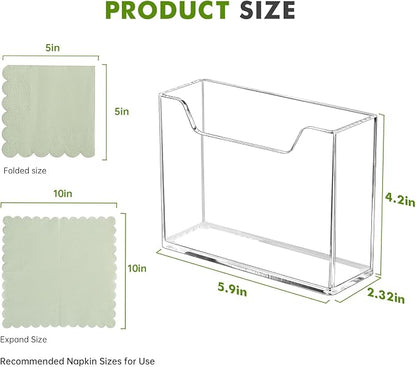 Kordory Acrylic Cocktail Napkin Holder - Image 2