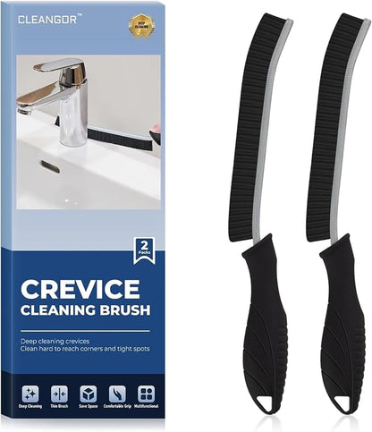 CLEANGOR Crevice Cleaning Brushes, Cleaner Scrub Brush Tool by Cleangor