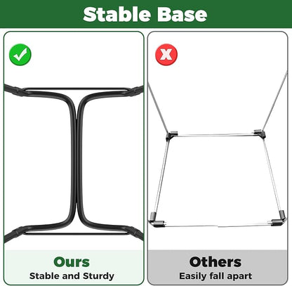 Outdoor Trash Bag Holder Metal Garden Trash Bag Holder - Image 4