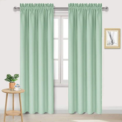 DWCN Blackout Curtains Room Darkening Thermal Insulated Bedroom Curtains Window by DWCN