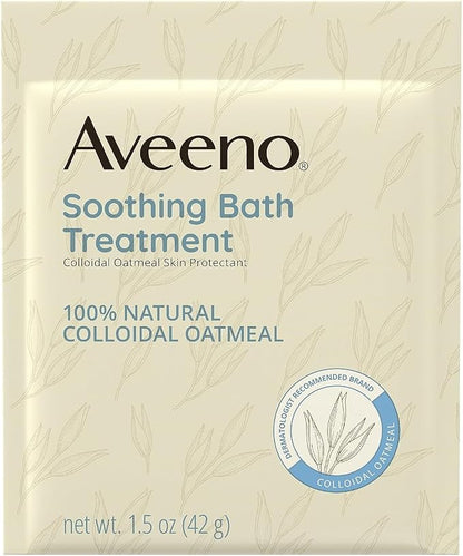Aveeno Fragrance Free Soothing Bath Treatment, 100% Natural Colloidal Oatmeal - Image 2
