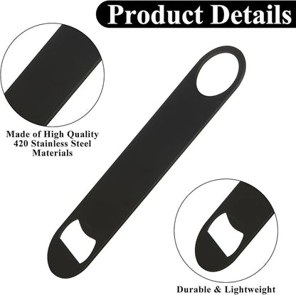 QTLCOHD 24 Pack Flat Bottle Opener 7 Inch Stainless Steel Bottle Openers Bulk - Image 3