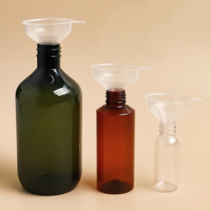Small Funnels 6 Pack Mini Clear Funnel Easily Transfer Liquids Granules Powders - Image 4