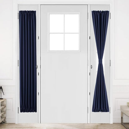 DWCN French Door Curtains – Rod Pocket Thermal Blackout Curtain by DWCN