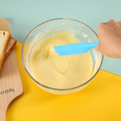 【5 Pack】Silicone Jar Spatula, Long Handle Jar Scraper Spurtle, Sourdough Spatula - Image 8