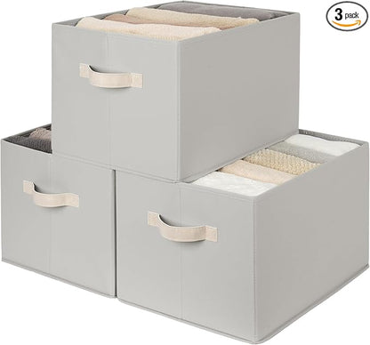 StorageWorks Storage Baskets for Shelves, Fabric Storage Bins, Closet by StorageWorks