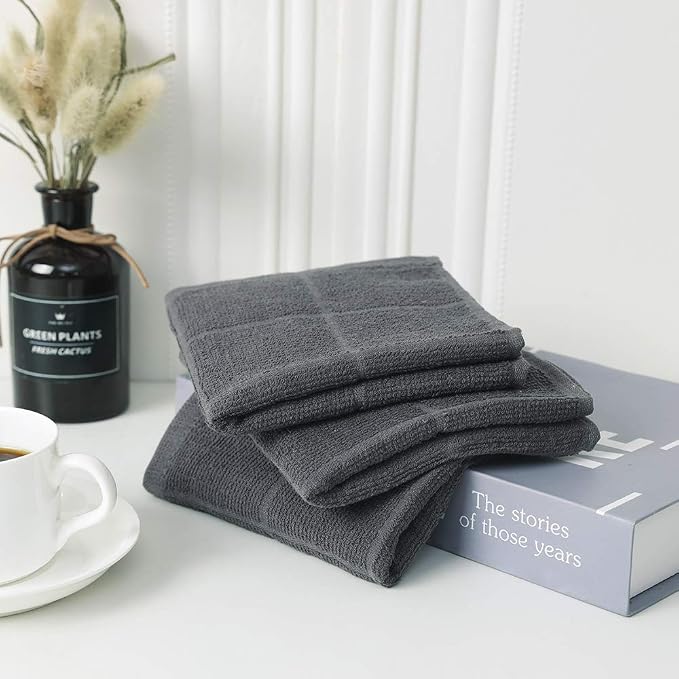 Glynniss Kitchen Dish Cloths Highly Absorbent Dish Rags 100% Cotton Wash Cloths - Image 2