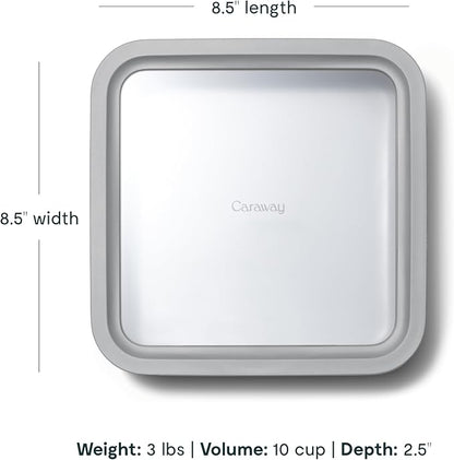 Caraway 6pc Glass Food Storage Set – 10 Cup Food Containers - Image 3