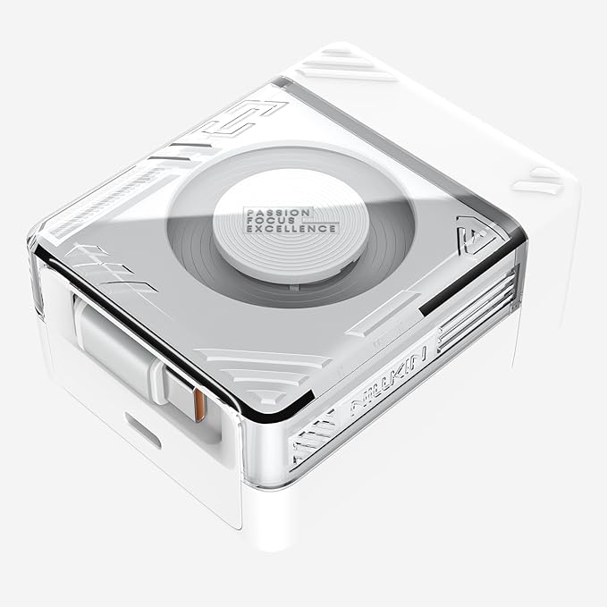 Nillkin FlexLine 65W for Retractable Wall Charger(GaN6), Dual-Port with 28.7in Retractable USB C Cable + 39.3in USB C Cable(Extra), iPhone Charger, MacBook, iPad, Samsung, Fast Charger - White