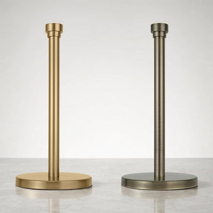 Warm Gold Paper Towel Holder Countertop, Freestanding Paper Towel Stand - Image 9