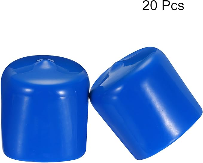 uxcell 20pcs Rubber End Caps 36mm ID Vinyl PVC Round Tube Bolt Cap Cover Screw - Image 2