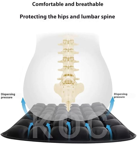 Sondor Travel Seat Cushion - Inflatable Airplane Seat Cushion for Travel.Suitable for Long Distance Sedentary People to Use,Easy to Carry.