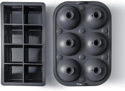 Ice Cube Molds – Large Silicone Ice & Sphere Mold Combo - Image 6