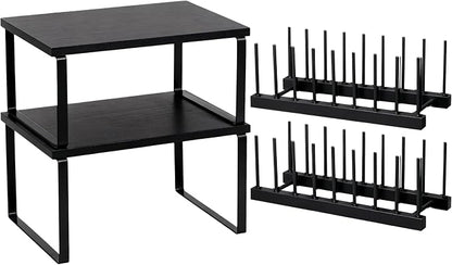Marsui 4 Pcs Kitchen Organizer Accessories Set Cabinet Organizer Shelf and by Marsui