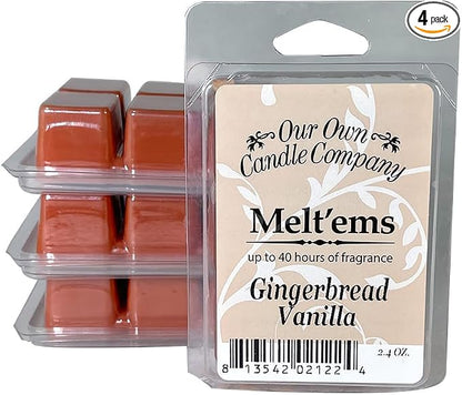 Our Own Candle Company Premium Wax Melt, Gingerbread Vanilla Scent, 6 Cubes by OurOwnCandleCompanycandles