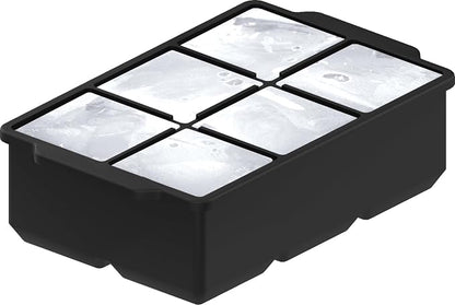 KitchFort Large Silicone Ice Cube Tray, Easy Release 2" Big Ice Cubes - Image 4