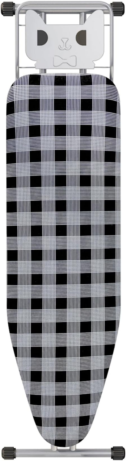 Ironing Board 13" X 43" W/Extra Thick Heavy Duty Padded Cover, Height Adjustable by Jakeefud